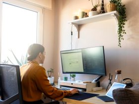 A home office praktikus kialakítása.